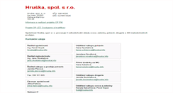 Desktop Screenshot of hruska.info